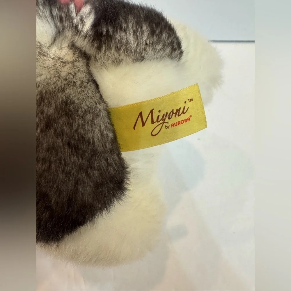 Miyoni Aurora Siberian Husky Puppy Dog Soft Plush Stuffed Animal 9